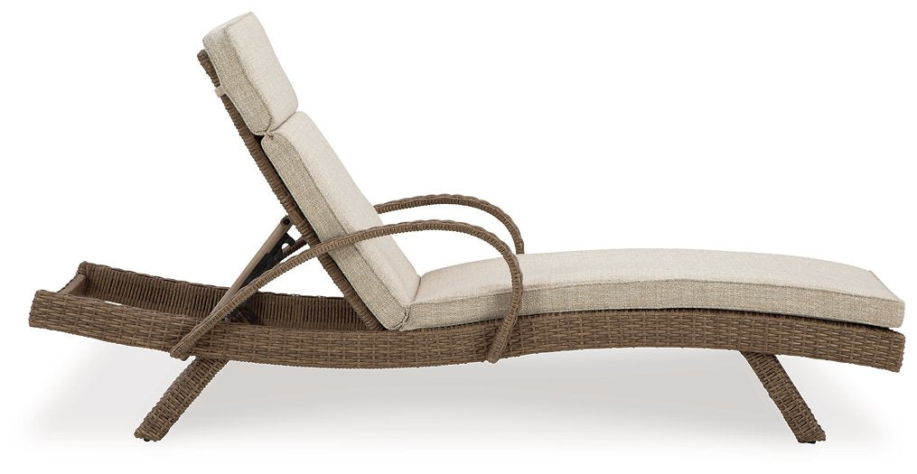 Beachcroft Outdoor Chaise Lounge with Cushion