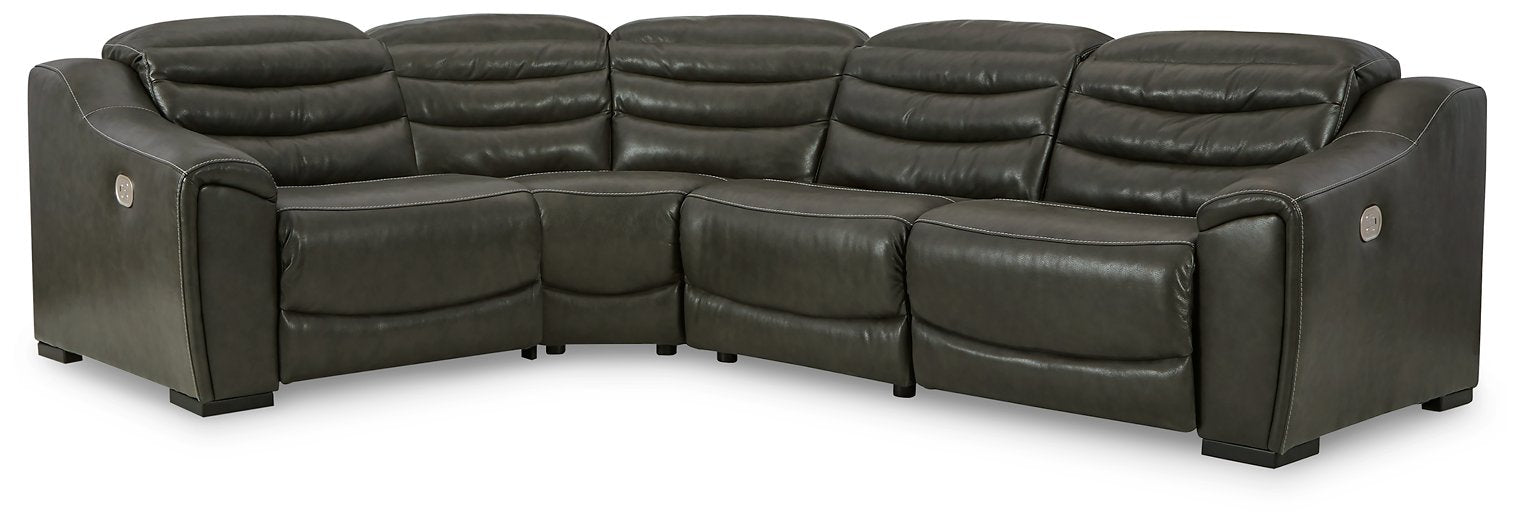 Center Line 4-Piece Power Reclining Sectional