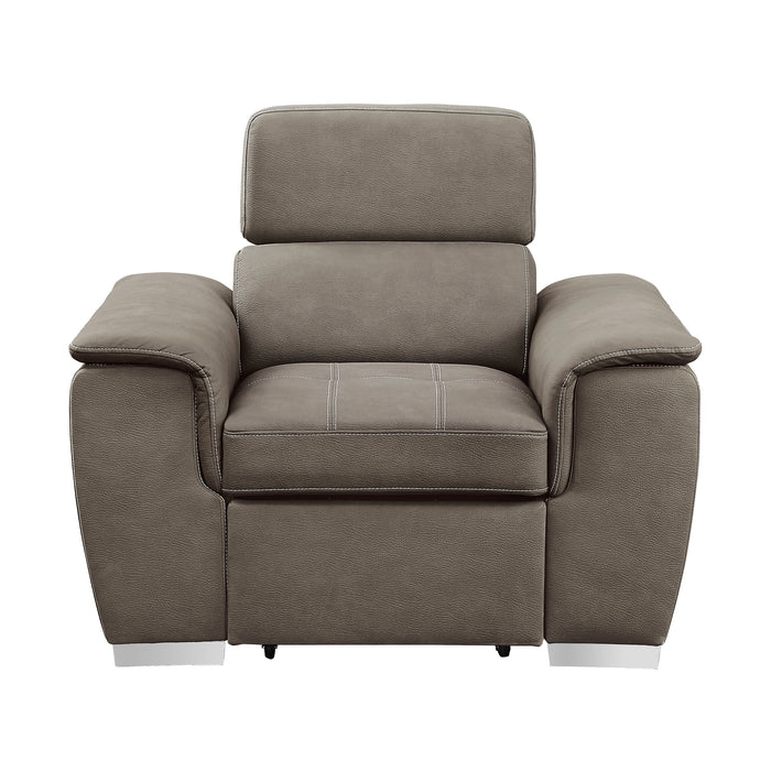 Ferriday Chair With Pull-Out Ottoman