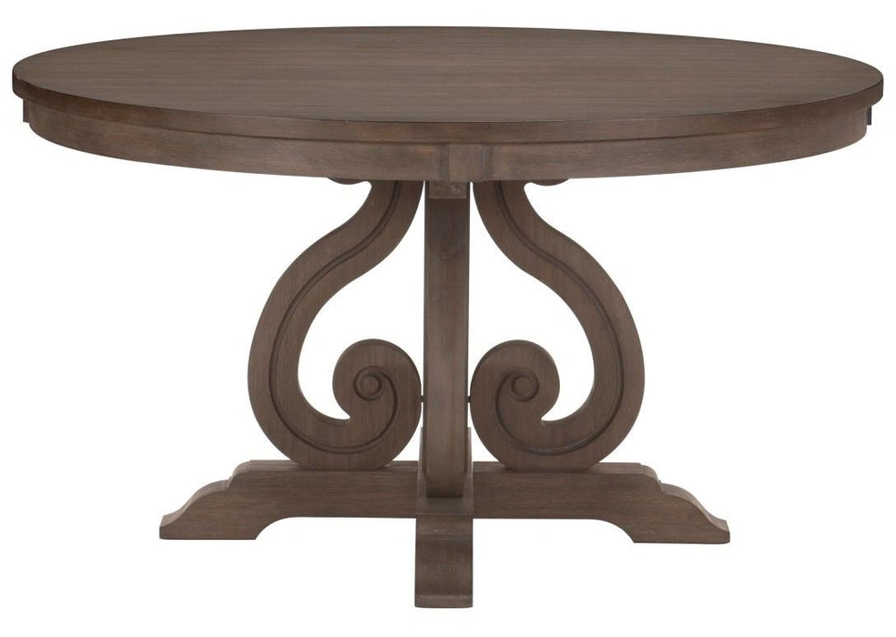 Toulon Round Dining Table in Dark Pewter 5438-54*