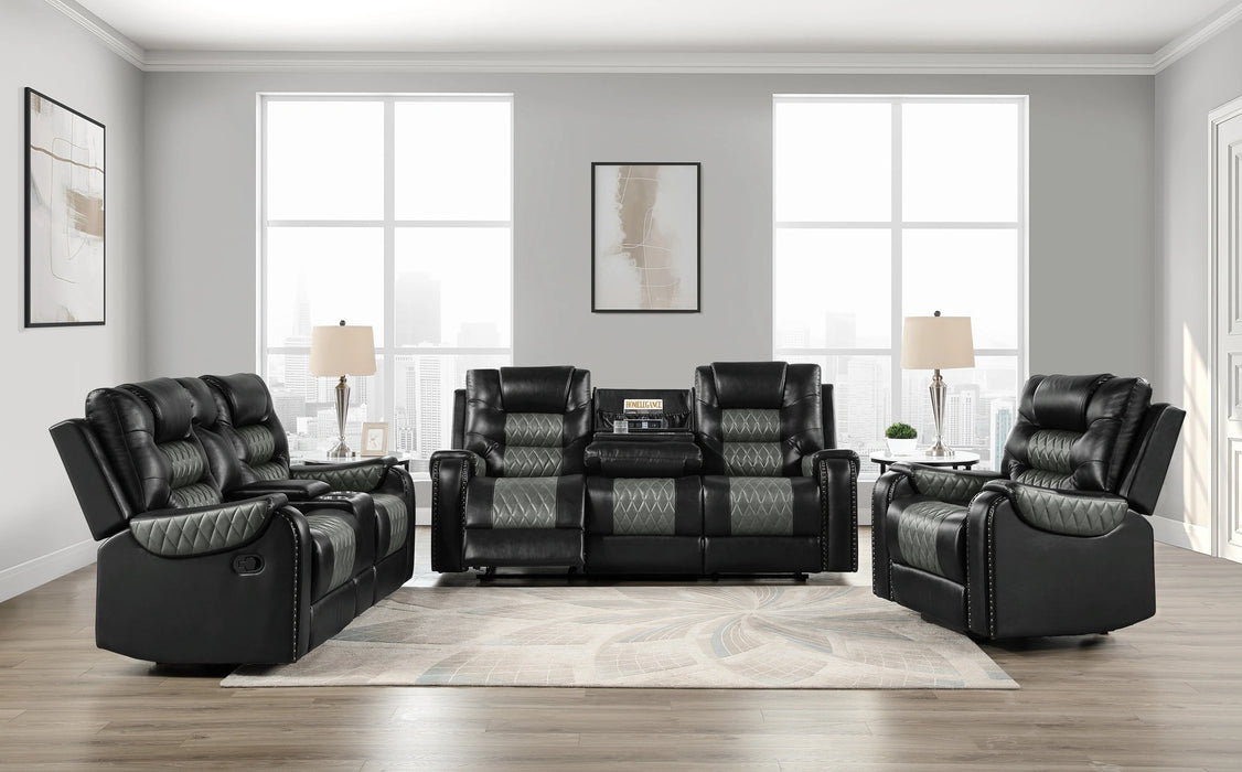 Hart Reclining Loveseat W/Console & Pw Outlet And Cup Holders