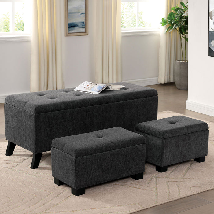 CLIO Storage Bench w/ Ottoman image