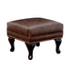 VAUGH Rustic Brown Ottoman image