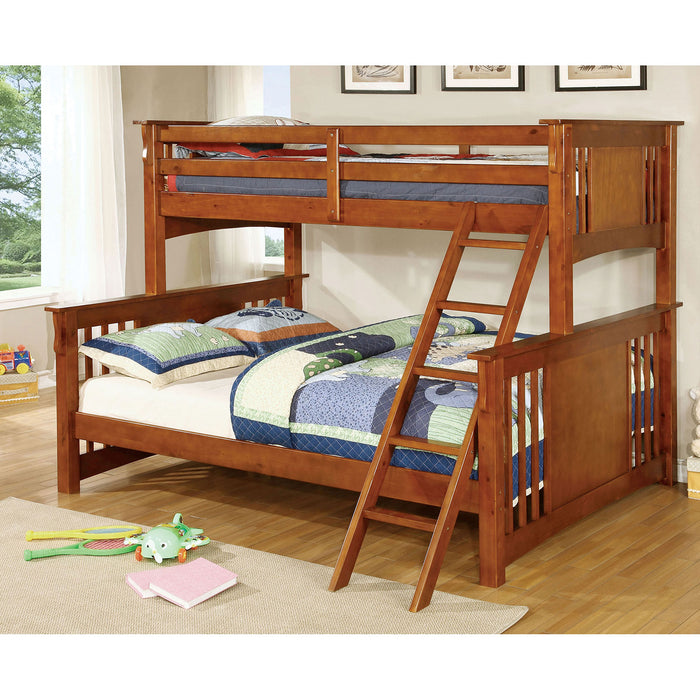 SPRING CREEK Oak Twin XL/Queen Bunk Bed image