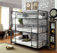 Olga I Antique Black Twin/Twin/Twin Bunk Bed image