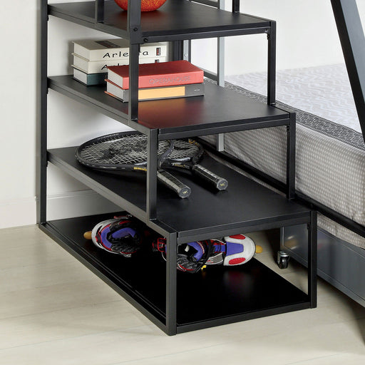 Clifton Silver/Gun Metal Storage Ladder image