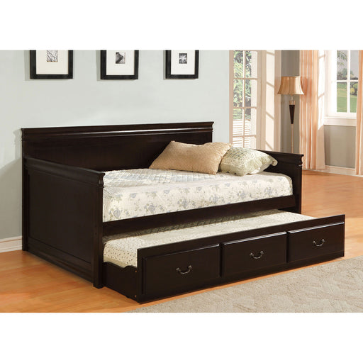 SAHARA Espresso Daybed w/ Twin Trundle, Espresso image