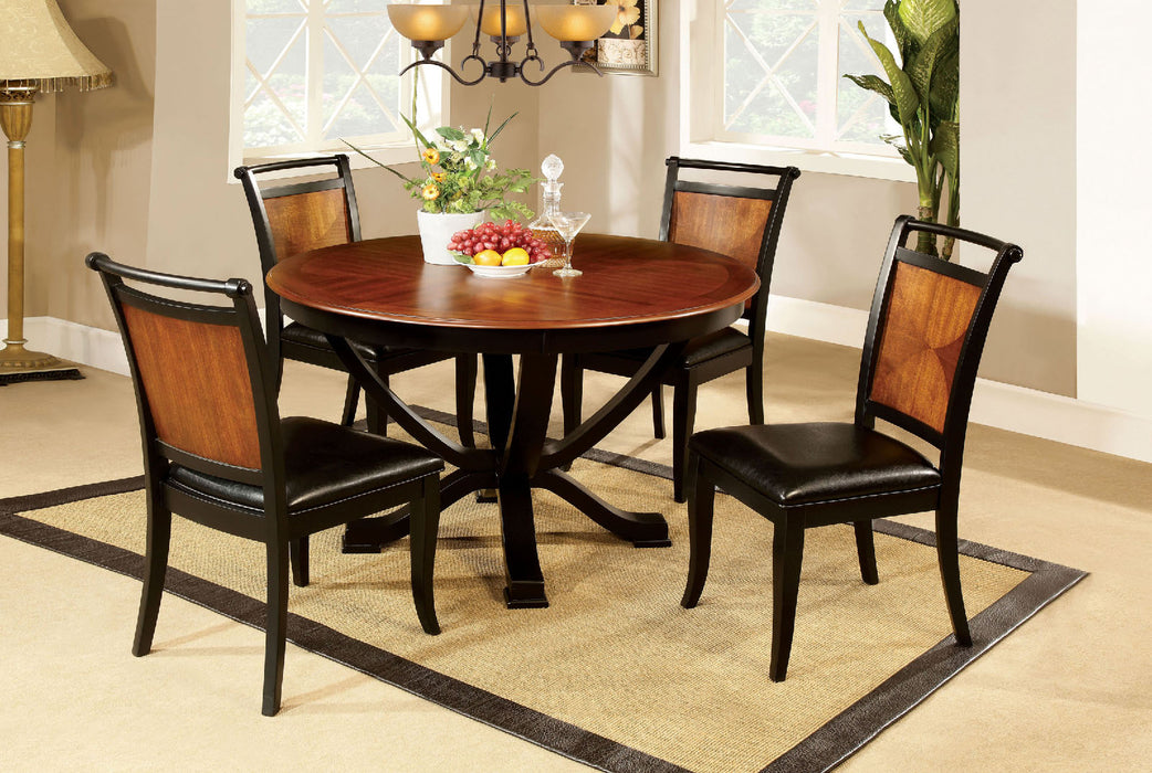 Salida I Espresso/Black Round Dining Table image