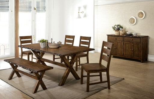 WOODWORTH 6 Pc. Dining Table Set w/ Bench image