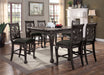 Petersburg Dark Gray 7 Pc. Counter Ht Dining Table Set image