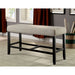 SANIA II Antique Black/Beige Counter Ht. Bench image