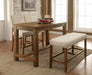 SANIA Natural Tone 5 Pc.Counter Ht. Dining Table Set image