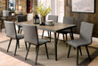 Vilhelm I Gray 6 Pc. Dining Table Set w/ Bench image