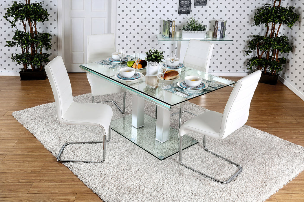 Richfield I Silver/Chrome Dining Table image