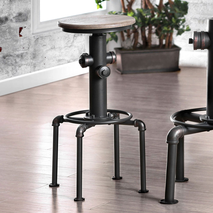 Foskey Antique Black Bar Stool (2/CTN) image