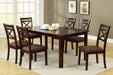 Weston II Espresso 7 Pc. Dining Table Set image