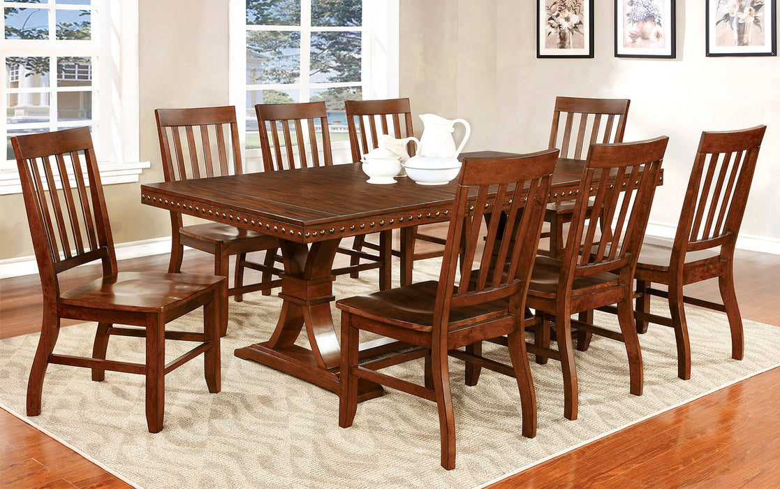 FOSTER I Dark Oak 9 Pc. Dining Table Set image