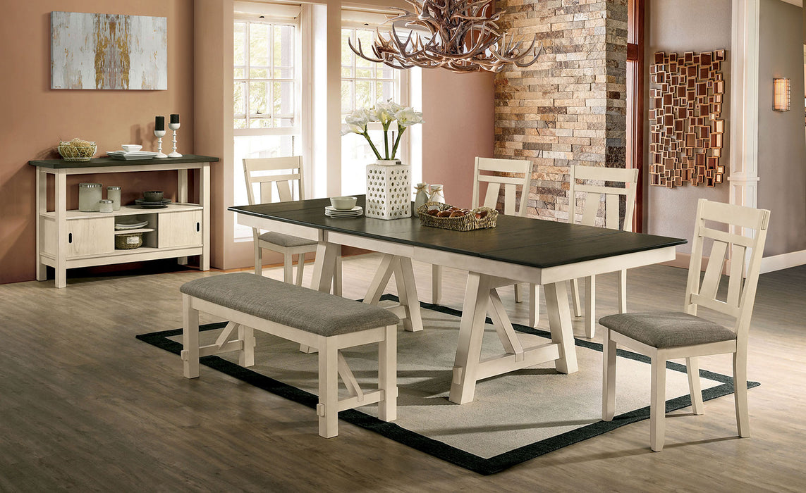 JAMESTOWN 6 Pc. Dining Table Set w/ Bench image