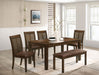 GARNETT 6 Pc. Dining Table Set w/ Bench image