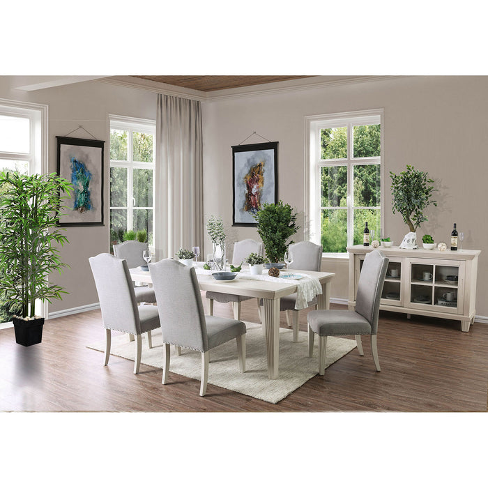 Daniella Antique White 7 Pc. Dining Table Set image