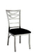 ROXO Silver/Black Side Chair (2/CTN) image