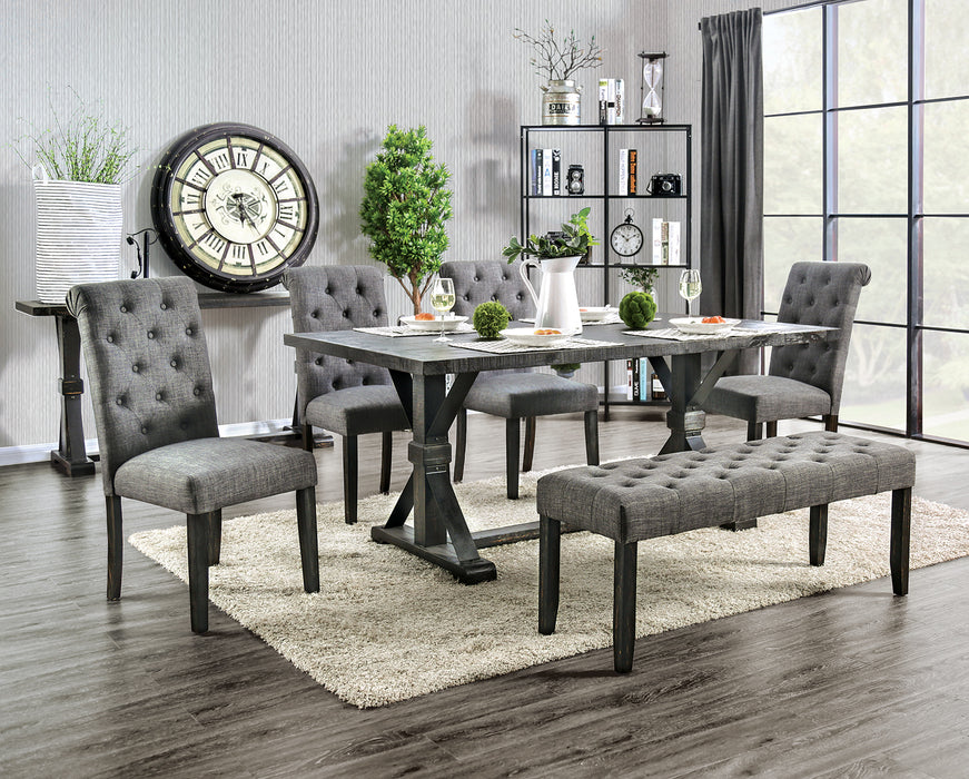 ALFRED 6 Pc. Dining Table Set W/ Bench image