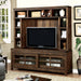 Hopkins Dark Walnut 72" TV Console + Hutch image