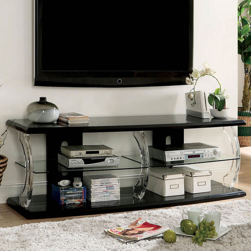 Ernst Black/Clear 72" TV Stand image