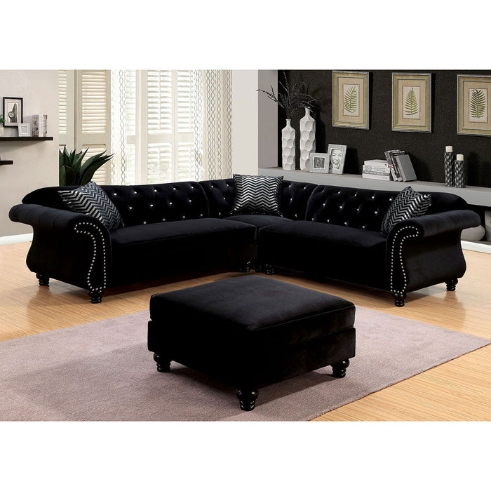 JOLANDA II Black Sectional, Black image