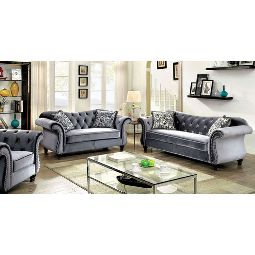 JOLANDA Gray Sofa + Love Seat image