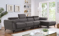 NAPANEE Sectional w/ Armless Chair, Dark Gray image