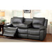 SARLES Gray Motion Sofa w/ Drop-Down Table image