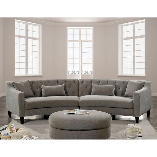 SARIN Warm Gray Sectional image