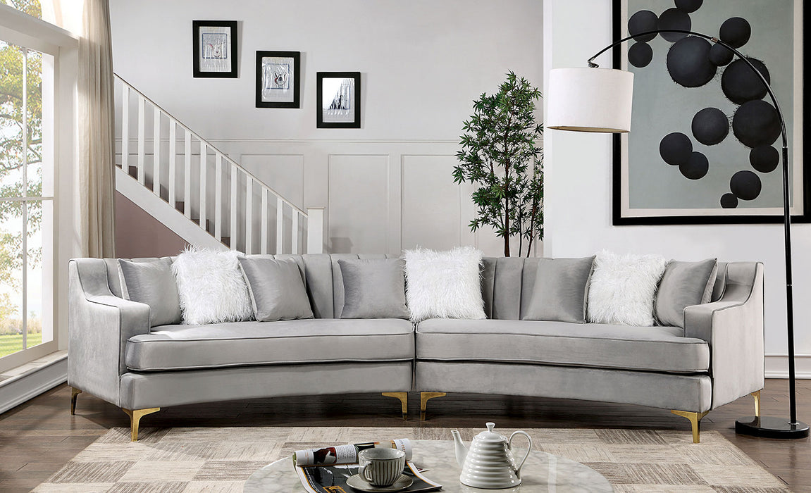 SELENA Sectional, Gray image