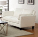 Pierre White Love Seat, White (K/D) image