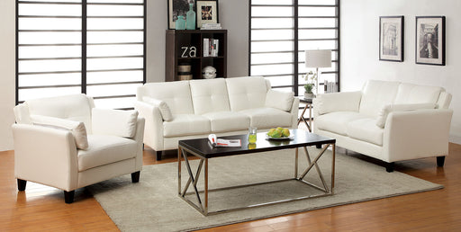 Pierre White Sofa + Love Seat, White image