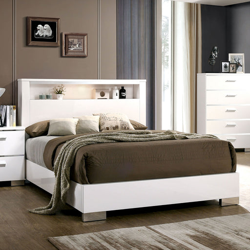 Malte White Cal. King Bed image