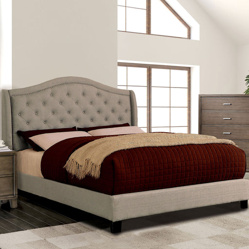 CARLY E.King Bed, Warm Gray image