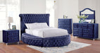 SANSOM Queen Bed, Blue image