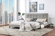 LEOMIN Cal.King Bed, Gray image