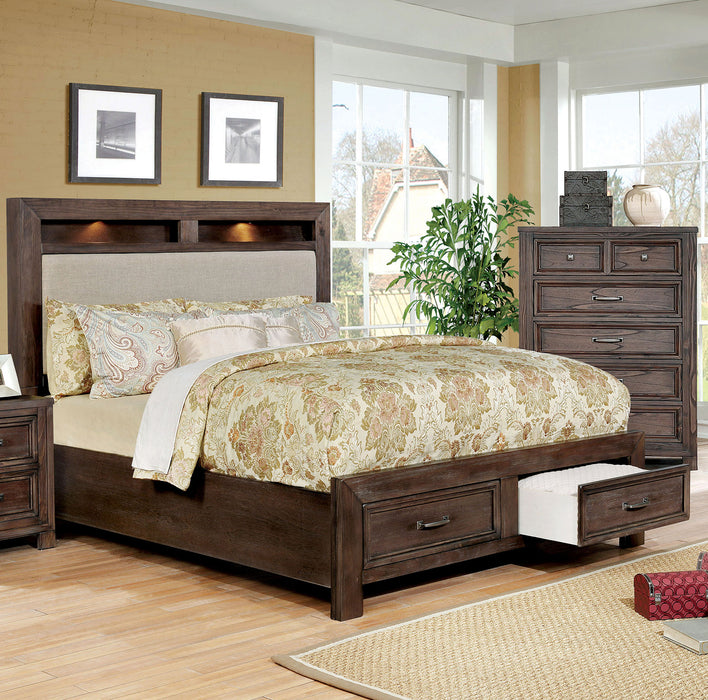 Tywyn Dark Oak Queen Bed image