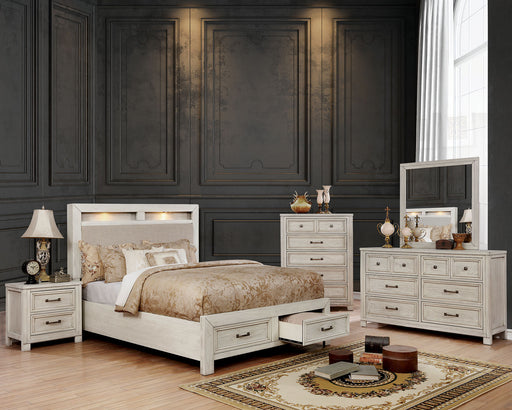 Tywyn Antique White Queen Bed image