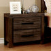 Rexburg Wire-Brushed Rustic Brown Night Stand image