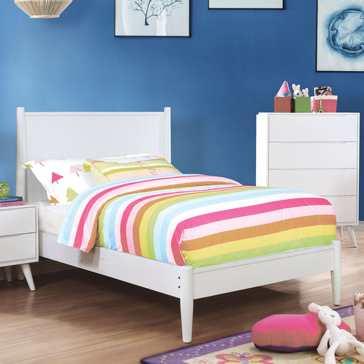 LENNART II White Twin Bed image