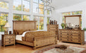 CARLSBAD Weathered Elm 5 Pc. Queen Bedroom Set w/ 2NS image