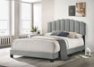 NERINA Queen Bed, Light Gray image