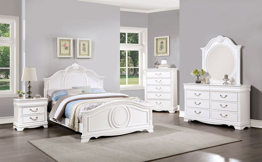 ALECIA Full Bed, White image