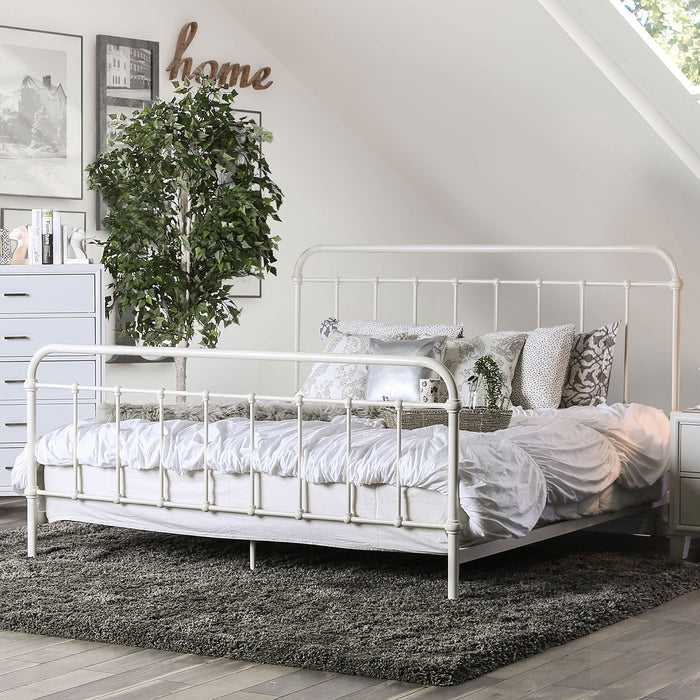 IRIA Vintage White Twin Bed image