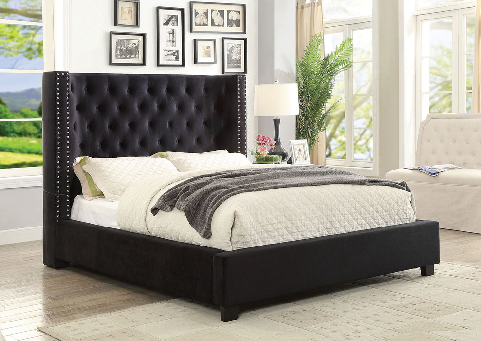 CARLEY E.King Bed, Dark Gray image