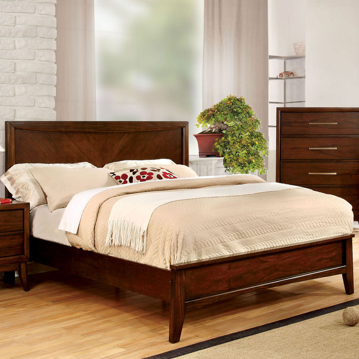 SNYDER Brown Cherry Queen Bed image